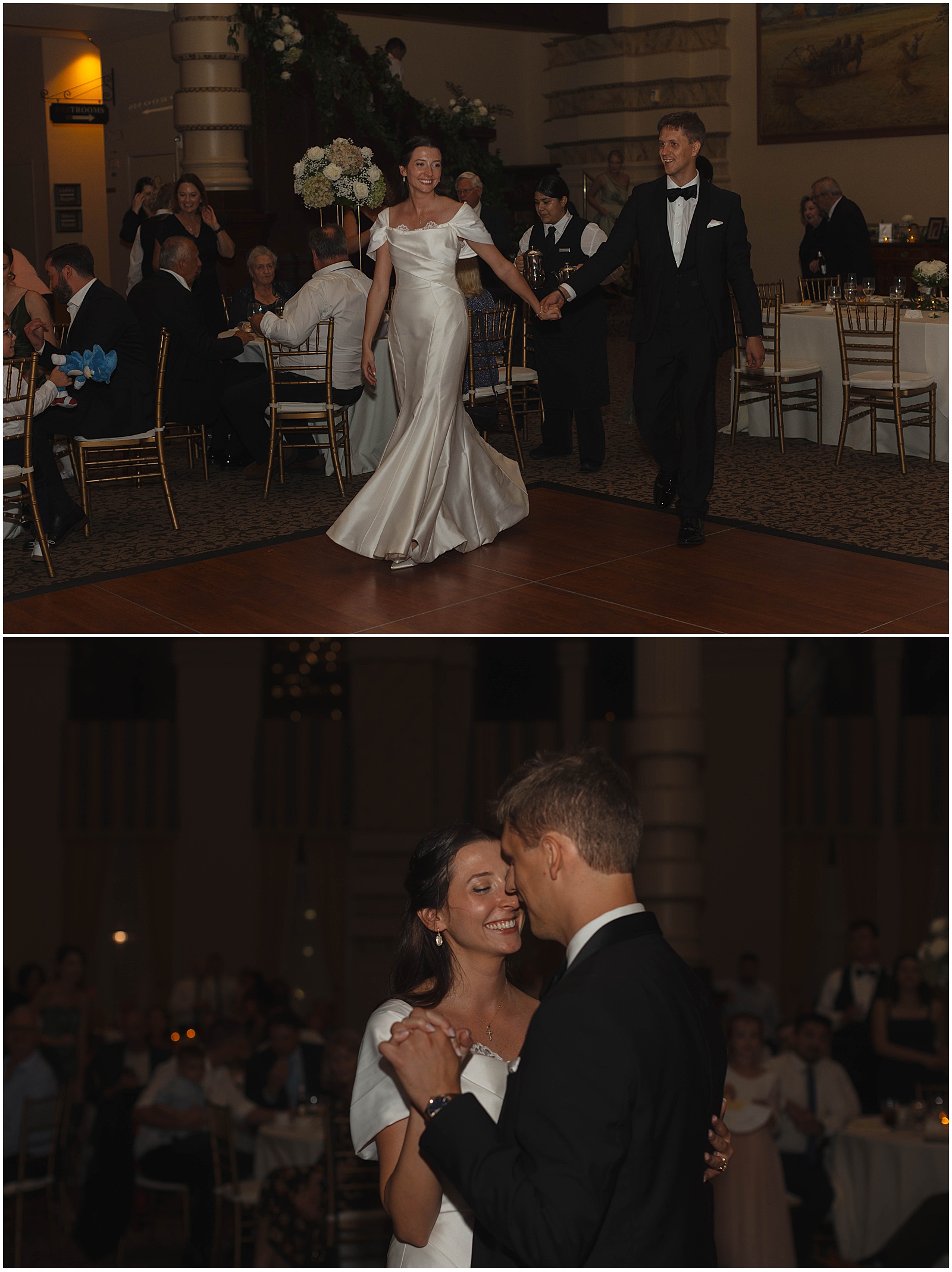 Couple having their first dance at their Grain Exchange wedding